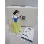 Royal Doulton Disney Snow White figure with box and cert