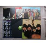 Job Lot of 7 UK Beatles Albums all original issues