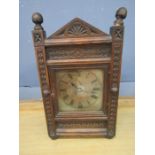 Antique mantel clock with key