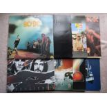 Great lot of 8 LPs AC/DC Def Leppard ZZ TOP Status Quo