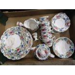 A vintage part dinner set