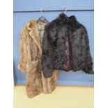 2 Faux fur jackets