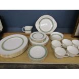 Royal Doulton 'Rondelay' part dinner service comprising 6 cups and saucers, 6 side plates, 6