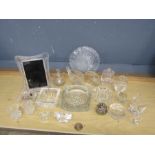 Quality glassware including ashtrays and paper weights etc