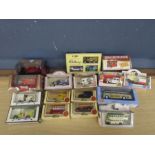 Boxed die-cast vehicles including Lledo