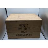 Offley Boa Vista 1975 Vintage port full case and hasn't been opened
