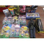 Pro star figures, Action man and accessories, Star Trek collectors cups,