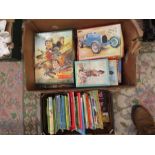 vintage jigsaw puzzles and vintage books