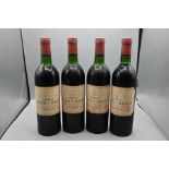 1981 Chateau Lynch Bages Grand Cru x4 bottles