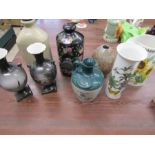 Portmeirion, vases, foot warmers