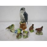 6 x Beswick birds