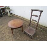 Prayer chair and needlework table