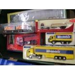 Corgi, Lledo, Cararama, Weetabix boxed lorries in mint condition