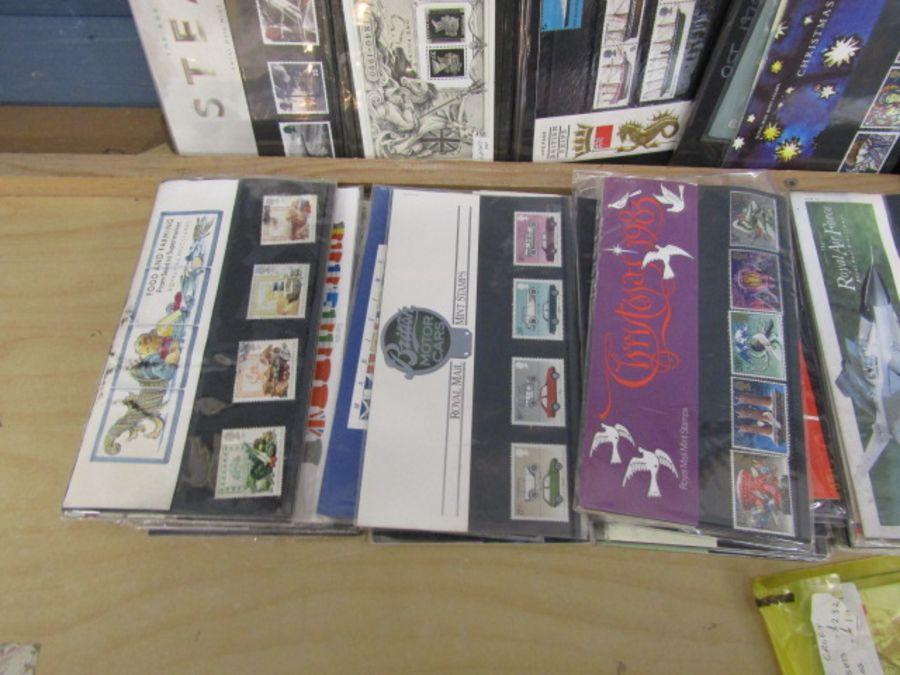 Large amount of stamp sets (some packets have been affected by moisture) - Image 4 of 5