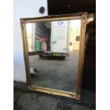 A large gilt framed mirror 140x146cm