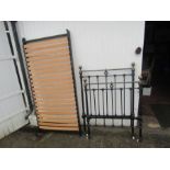 Quality metal single bed frame