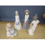 4 Nao figurines