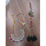 3 pieces of Tribal jewellery
