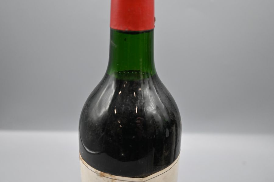 Four red wines to include 1967 Domaine De La Valette Bordeaux, 1966 Chateau Mouton Baron Philippe, - Image 4 of 4