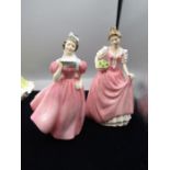 Royal Doulton ladies Camellia and Miss Kay