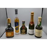5 items to include 1 Delaforce Special Port 1 Laurent Perrier Champagne 1 Apricot Brandy, Cusenier 1