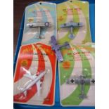 5 die cast planes 4 in boxes