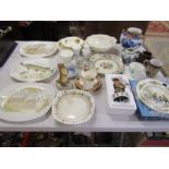 Mixed lot of various china inc  Country Roses, Aynsley, Midwinter etc