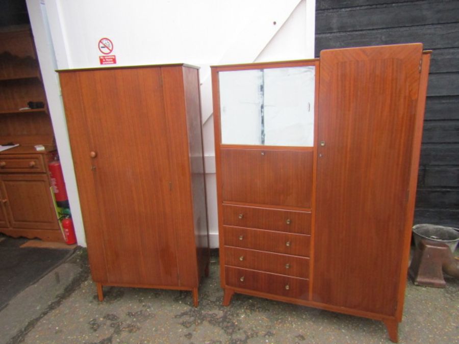 2 Mid century Lebus wardrobes