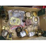 A box of clock parts