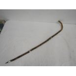 A vintage Swiss walking stick