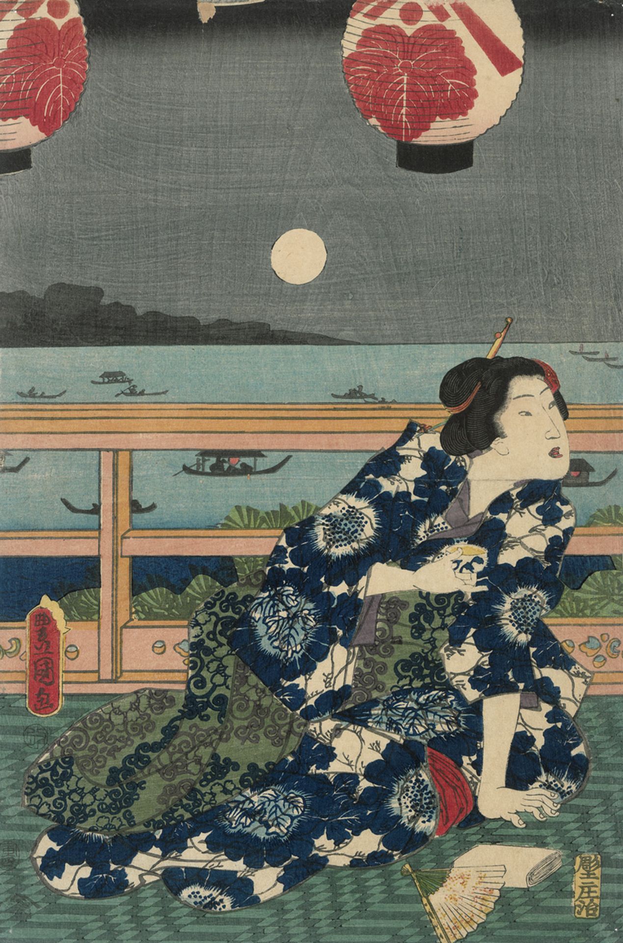 Kunisada, II., Utagawa: 20 japanische Farbholzschnitte  - Bild 2 aus 2