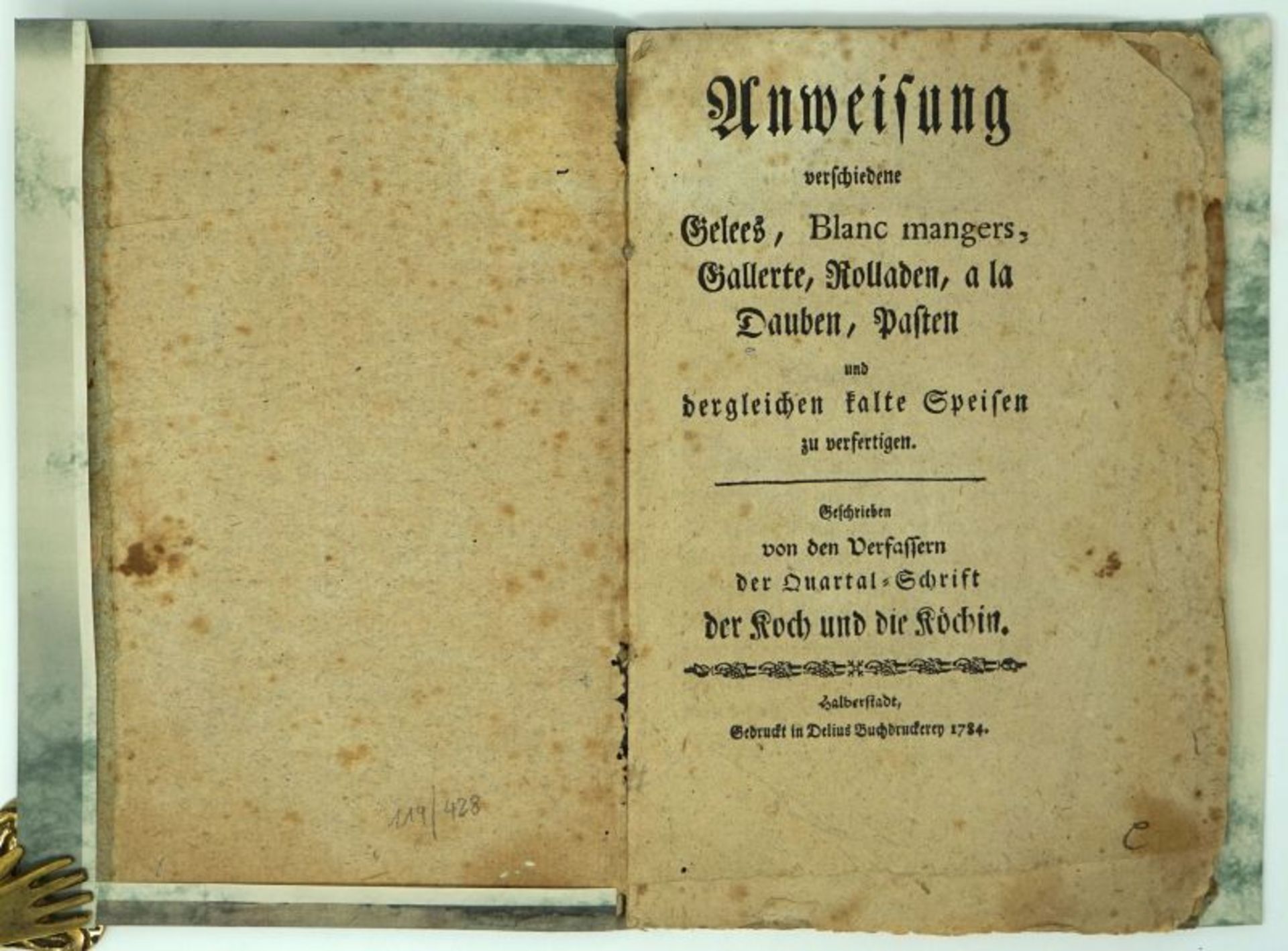 Franz, Johann Gottfried: Anweisung verschiedene Gelees