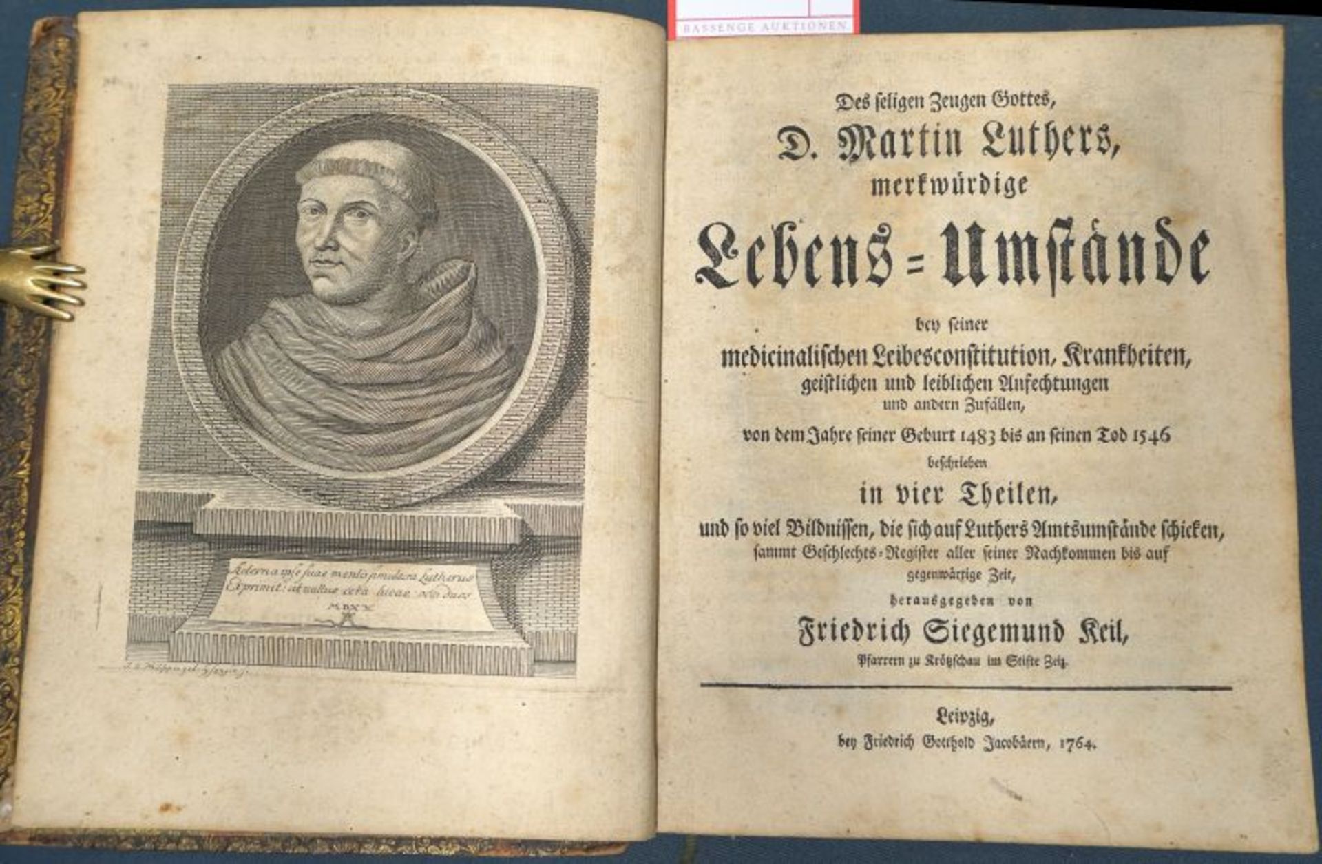 Keil, Friedrich Siegmund:  Luthers merkwürdige Lebens-Umstände 