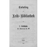 Catalog der Leih-Bibliothek: von L. Krasemann