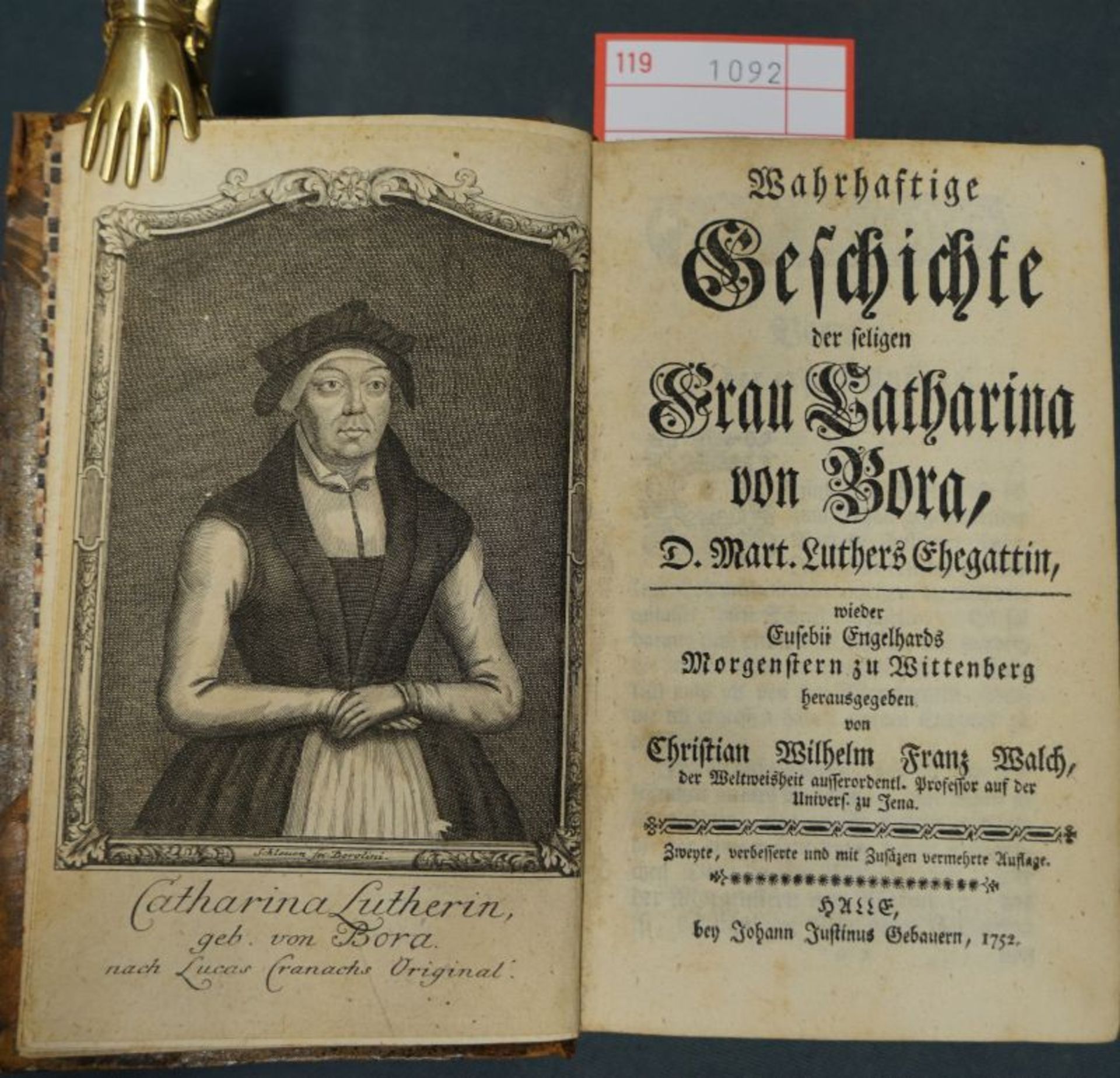 Walch, Christian Wilhelm Franz: Wahrhaftige Geschichte der seligen Frau Catharina von Bo...