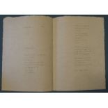 Wolken, Karl Alfred: Signiertes Gedichtmanuskript