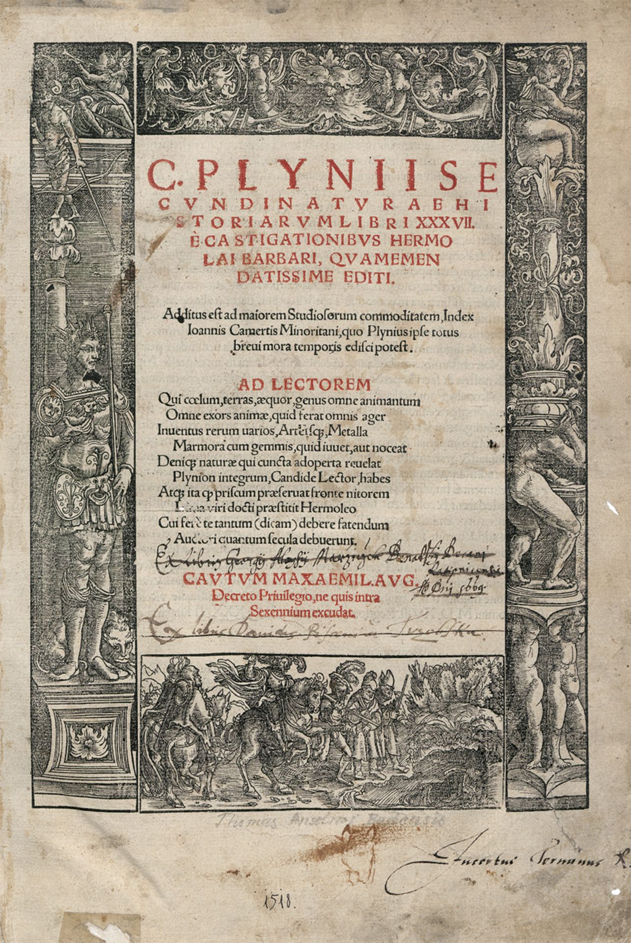 Plinius Secundus, Gaius: Naturae historiarum libri XXXVII