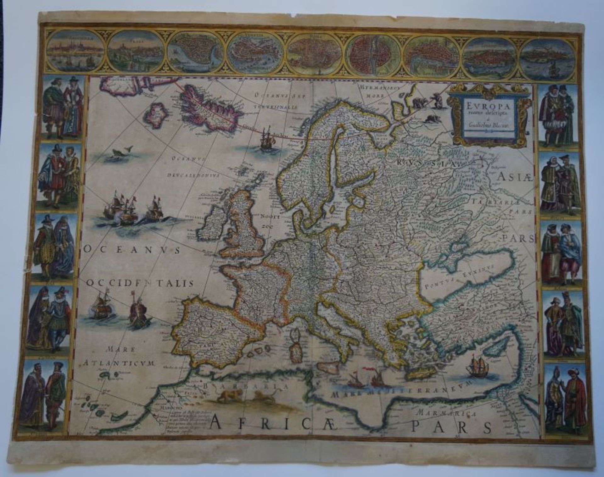 Blaeu, Willem Janszoon: Europa recens descripta