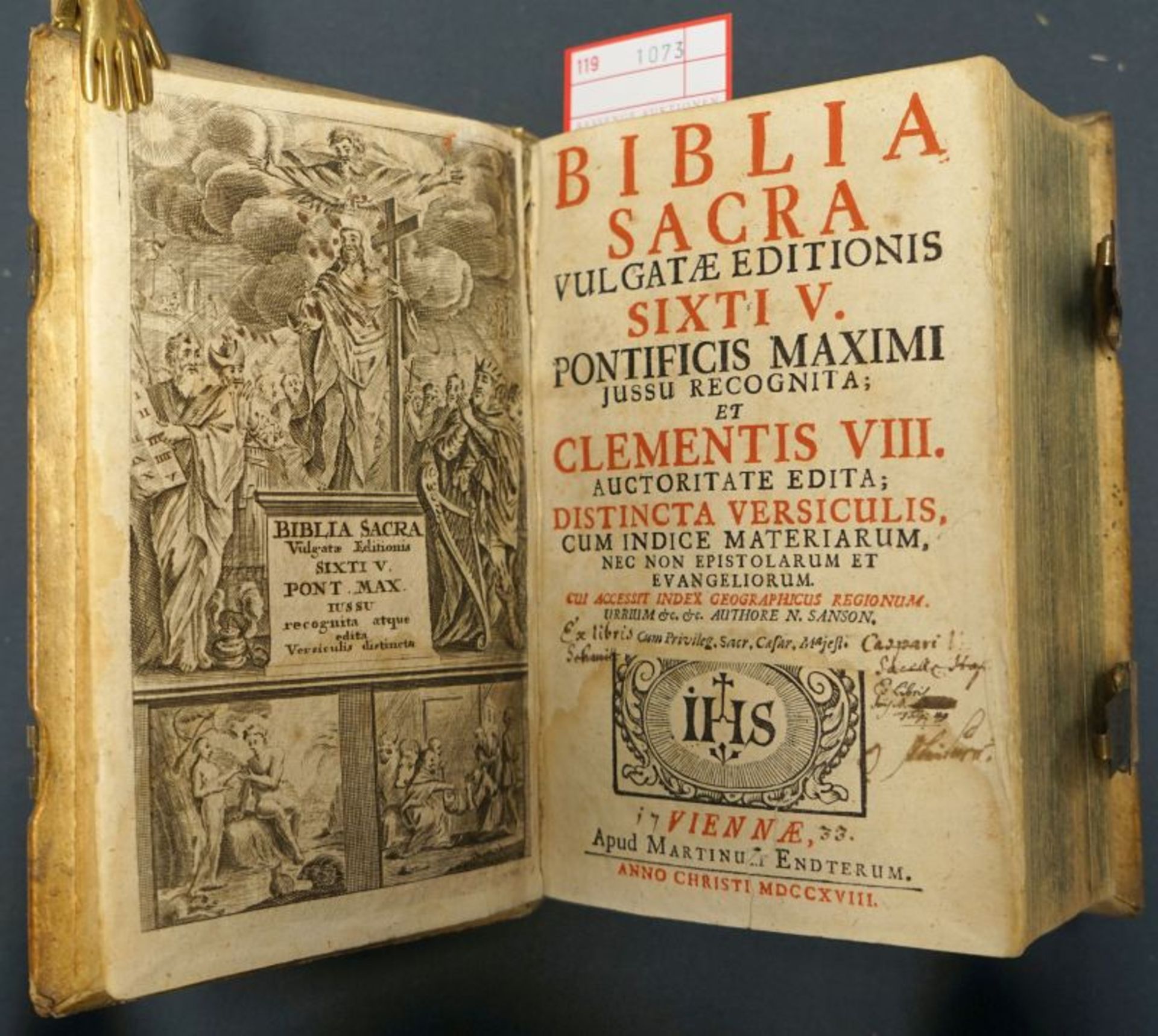 Biblia sacra vulgatae: editionis Sixti V. Pontificis Maximi 