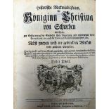 Arckenholtz, Johan: Historische Merkwürdigkeiten die Königin Christina von S...