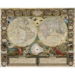 Nolin, Jean-Baptiste: Le globe terrestre représente en deux plans-hémisphères