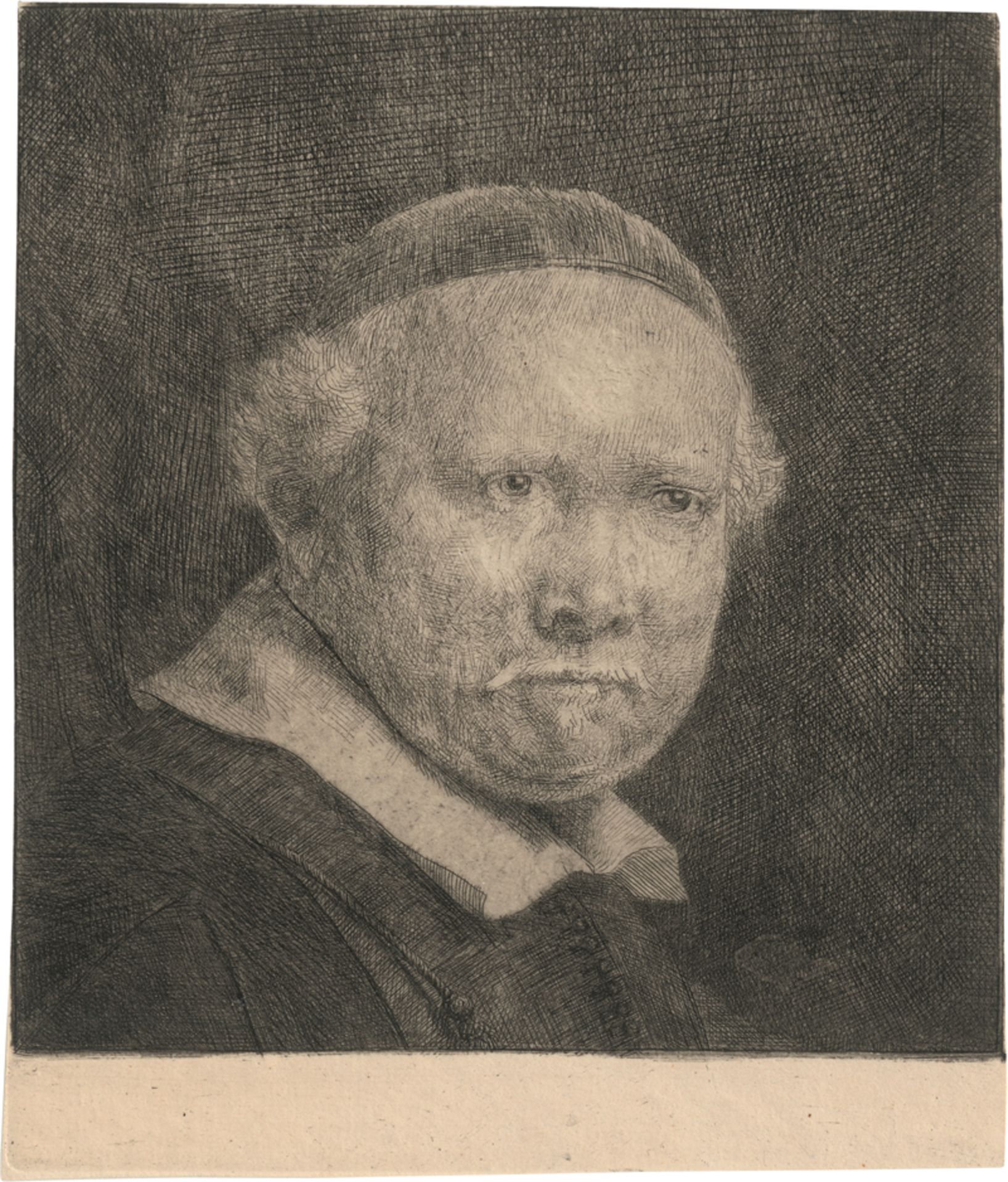 Rembrandt Harmensz. van Rijn: Bildnis des Lieven Willemsz. van Coppenol