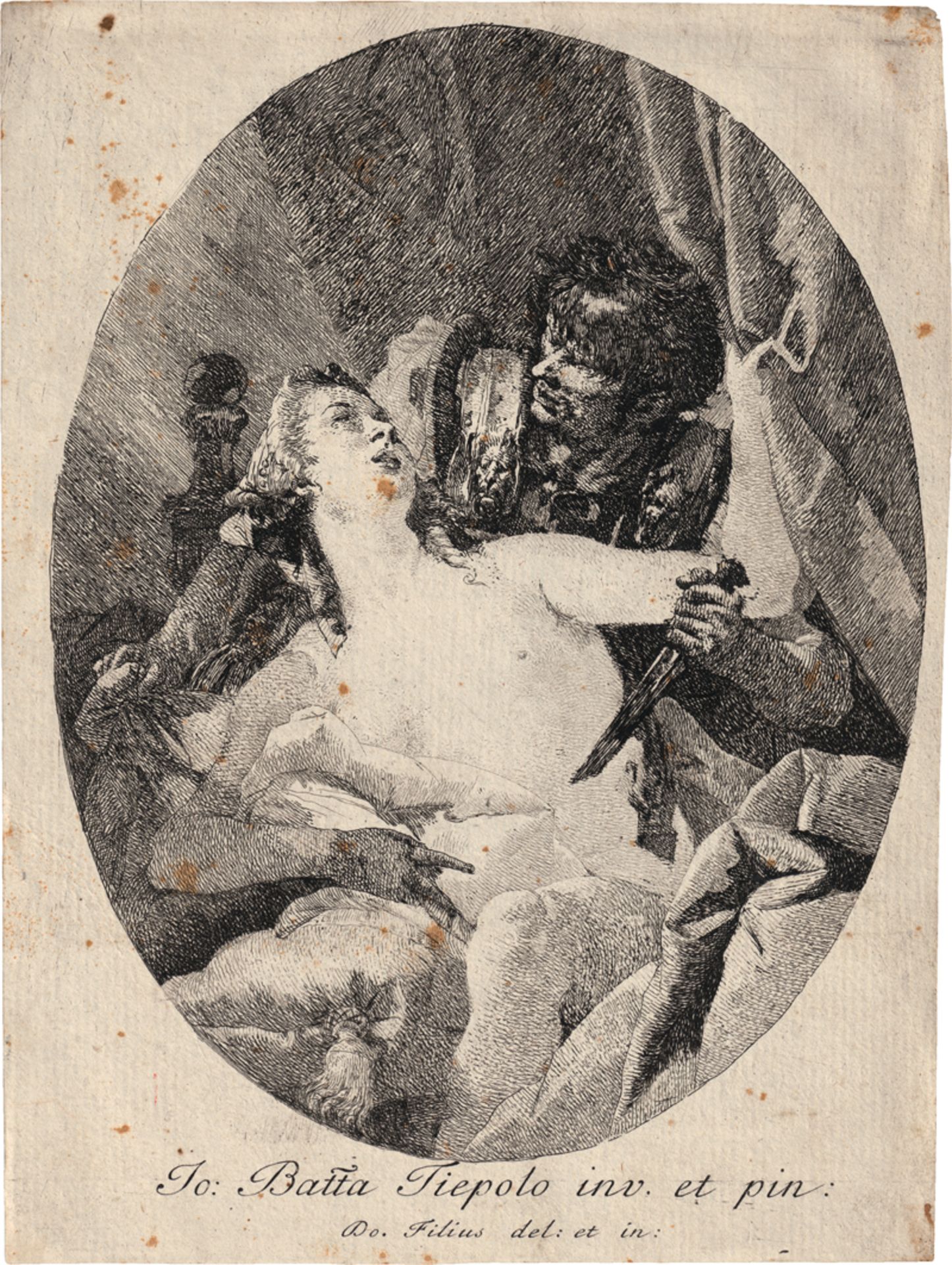 Tiepolo, Giovanni Domenico: Tarquinius und Lucrezia