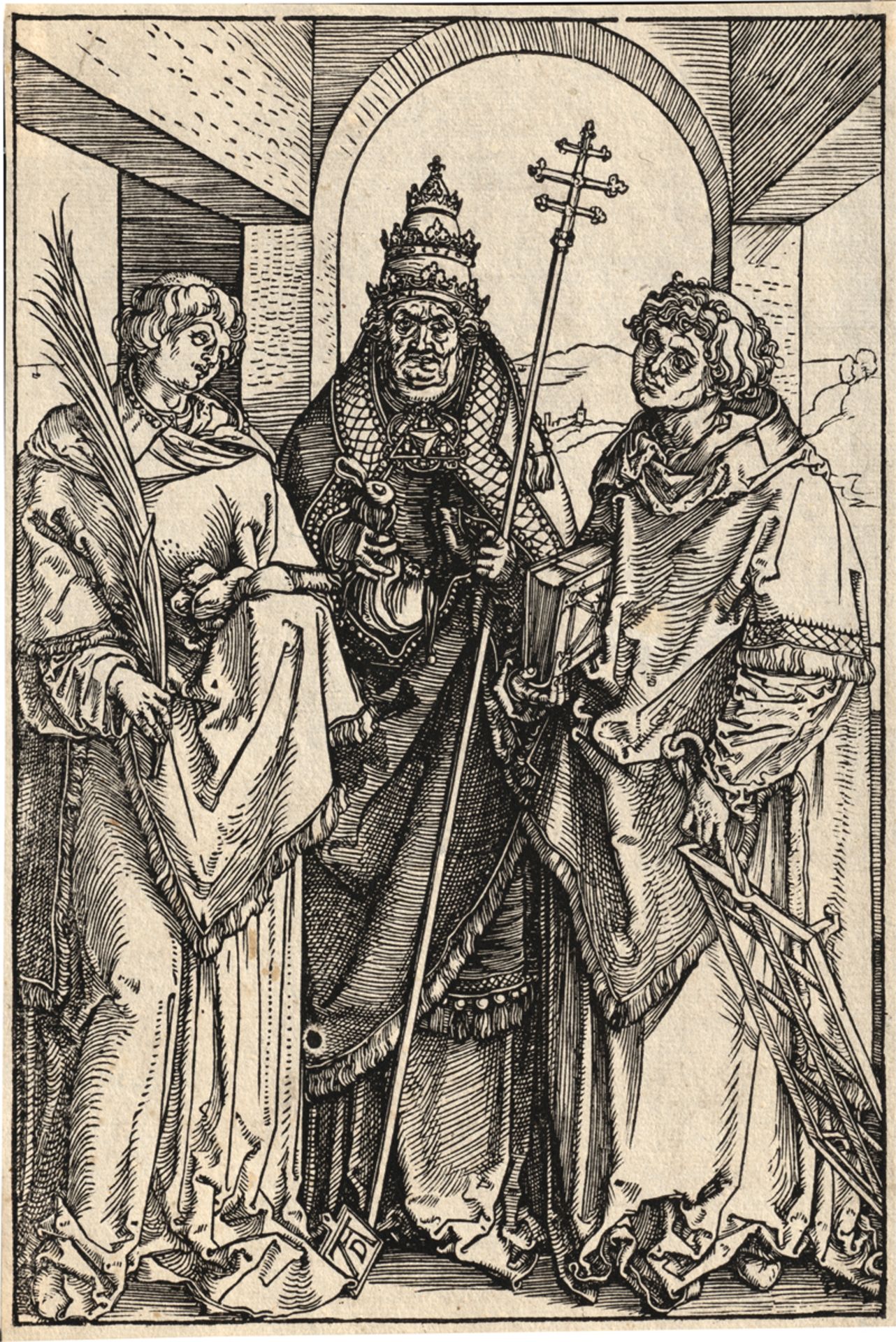 Dürer, Albrecht: Die Heiligen Stephan, Sixtus und Lorenz