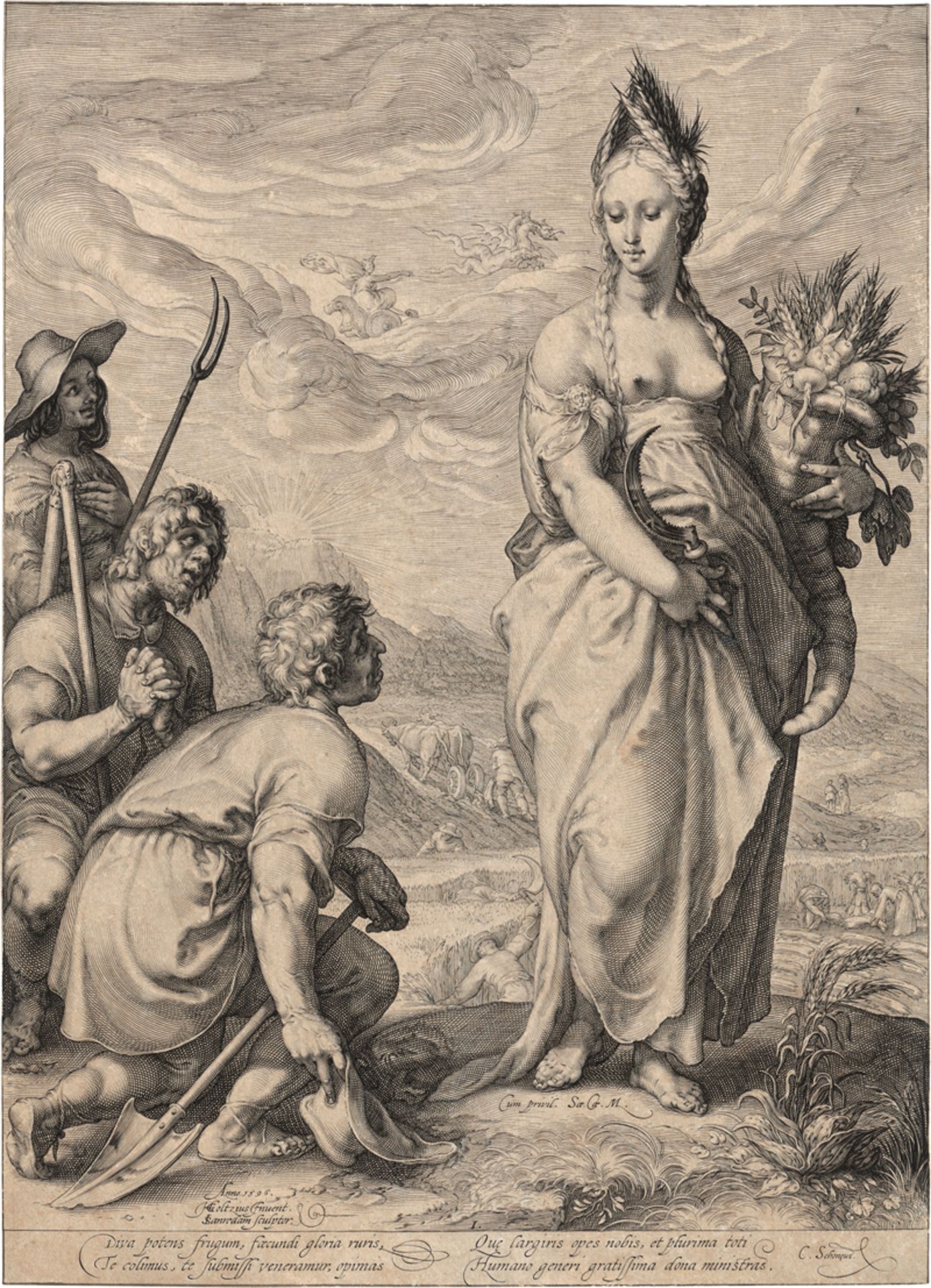 Saenredam, Jan: Huldigung der Ceres