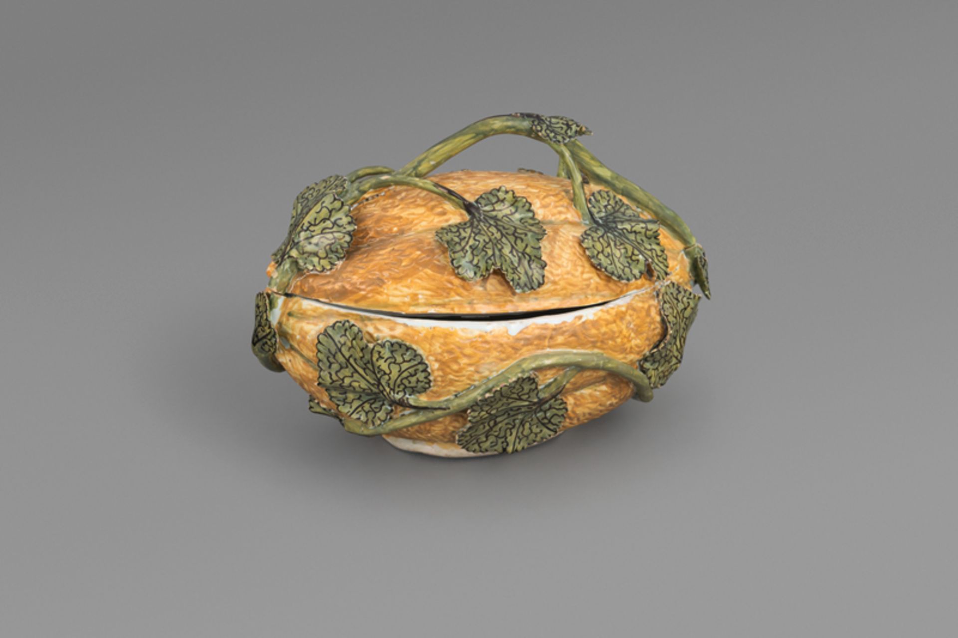 Terrine: Deckelterrine in Form einer Melone