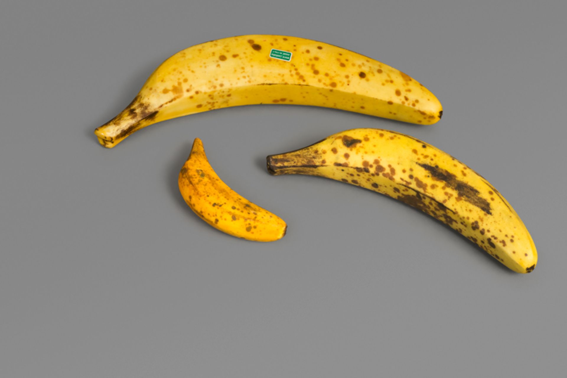 Marmorfrüchte: Drei Bananen
