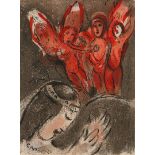 Chagall, Marc: Sara et les Anges, aus: "Dessins pour la bible"