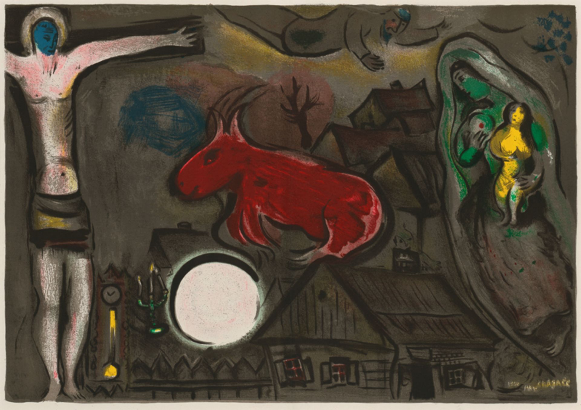 Chagall, Marc: Mystische Kreuzigung
