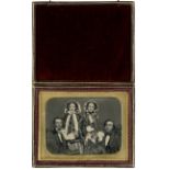 Daguerreotypes & Ambrotypes: Portrait of two couples